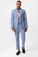 Antioch Mavi Astarsız Torba Cepli Erkek Blazer Ceket Antioch Mavi Astarsız Torba Cepli Erkek Blazer Ceket