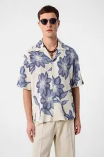 Antioch Blue Patterned Men's Shirt