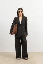 Antioch Coffee Double-Breasted Women's Blazer