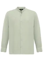 Antioch Açık Yeşil Hakim Yaka Regular Fit Erkek Gömlek