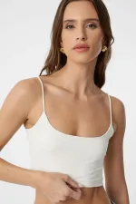 Débardeur à bretelles Antioch Ecru Basic pour femme