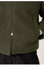 Antioch Khaki Relaxed Soft Textured Men's Jacket