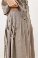 Antioch Vizon Dökümlü Kadın Etek