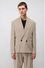 Antioch Bej Relaxed Fit Erkek Blazer Ceket Antioch Bej Relaxed Fit Erkek Blazer Ceket