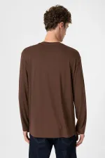 Antioch Kahve Relaxed Fit Basic Erkek T-Shirt