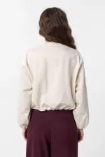 Antioch Taş Crop Kadın Bomber Mont