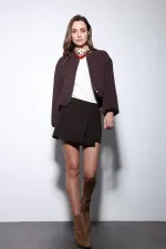 Veste courte Antioch Coffee pour femme