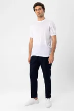 T-shirt Antioch blanc à col rond pour homme