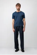 Antioch Indigo Textured Men's Knit T-Shirt