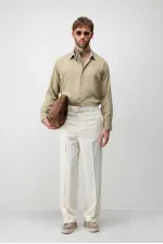 Antioch Khaki Technical Regular Fit Men's Shirt