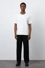 Antioch Ekru Regular Fit Basic Erkek T-Shirt