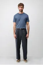 Antioch Lacivert Lyocell Karışımlı Erkek Pantolon