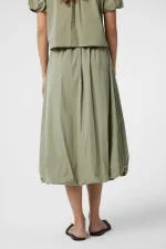 Jupe midi ballon Antioch Green pour femme