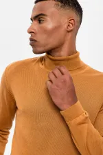 Antioch Tütün Tam Boğazlı Erkek Triko