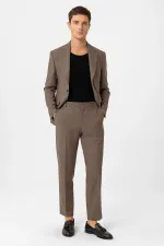 Costume classique pour homme Antioch Coffee, coupe ajustée