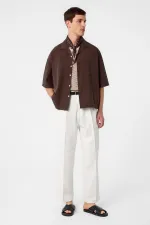 Antioch Coffee Relax Fit Short Men's Shirt