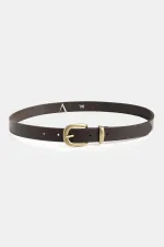 Ceinture en cuir basique pour homme Antioch Coffee