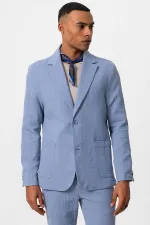 Antioch Mavi Astarsız Torba Cepli Erkek Blazer Ceket Antioch Mavi Astarsız Torba Cepli Erkek Blazer Ceket