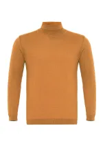 Antioch Tütün Tam Boğazlı Erkek Triko