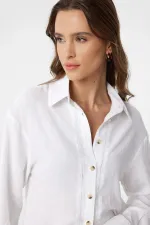 Antioch White Striped Women's Shirt