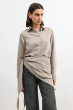 Antioch Vizon Mendil Detaylı Kadın Gömlek