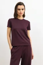 Antioch Mürdüm Dökümlü Kadın Eşofman Takım