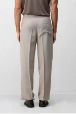 Antioch Bej Lyocell Karışımlı Erkek Pantolon