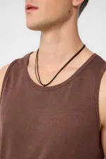 Débardeur basique pour homme Antioch Coffee