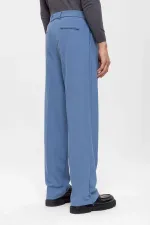 Antioch Blue High-Waisted Zip-Up Men's Trousers