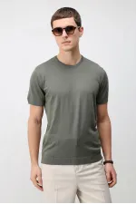 Antioch Haki Comfort Slim Triko T-Shirt