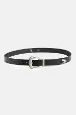 Antioch Black Men's Leather Belt