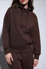 Antioch Coffee Hooded Basic Women's Sweatshirt