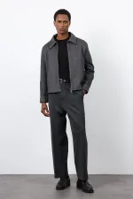 Antioch Anthracite Wool Blend Men's Jacket