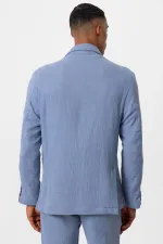 Antioch Mavi Astarsız Torba Cepli Erkek Blazer Ceket Antioch Mavi Astarsız Torba Cepli Erkek Blazer Ceket