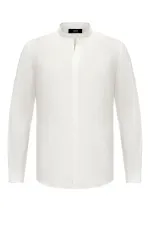 Antioch White Men's Long-Sleeve Shirt
