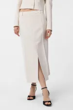 Jupe crayon fendue Antioch Off-White pour femme