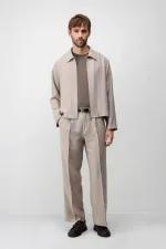 Veste d'été Antioch beige en mélange de lyocell