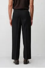 Antioch Siyah Pileli Relaxed Fit Erkek Pantolon Antioch Siyah Pileli Relaxed Fit Erkek Pantolon