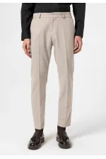 Antioch Bej Yüksek Bel Klasik Erkek Pantolon