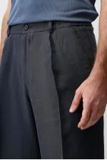 Antioch Lacivert Lyocell Karışımlı Erkek Pantolon