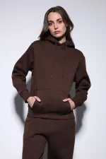 Antioch Coffee Hooded Basic Women's Sweatshirt