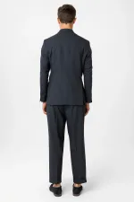 Costume homme Antioch bleu marine croisé coupe italienne