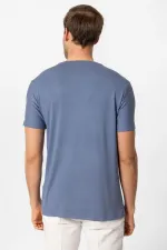 Antioch İndigo Basic V Yaka Erkek T-Shirt