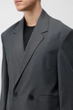 Antioch Gray Relaxed Fit Men's Blazer Jacket