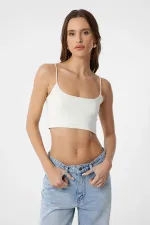 Débardeur à bretelles Antioch Ecru Basic pour femme