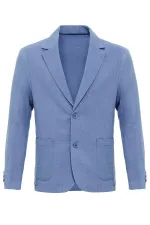 Antioch Mavi Astarsız Torba Cepli Erkek Blazer Ceket Antioch Mavi Astarsız Torba Cepli Erkek Blazer Ceket
