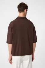 Antioch Coffee Relax Fit Short Men's Shirt