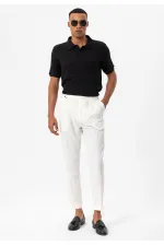 Antioch Siyah Slim Fit Polo Yaka Erkek T-Shirt