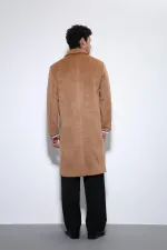Antioch Camel Wool Blend Double-Breasted Men's Coat