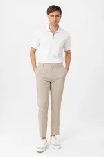 Antioch Beyaz Fermuarlı Regular Fit Erkek T-Shirt